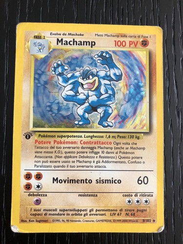 Machamp 102 holo - holo,