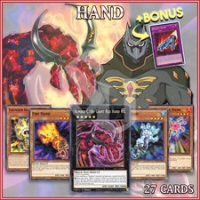 MAZZO MANUALE 27 | Fire Holding Genie Ice Magic Tuono Rosso Gigante +BONUS YuGiOh