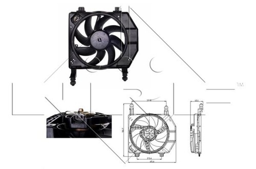 Ventola raffreddamento motore