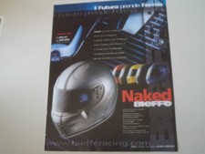 advertising Pubblicità 2001 CASCO HELMET BIEFFE NAKED