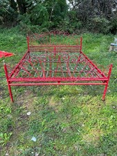 LETTO VINTAGE IN FERRO BATTUTO