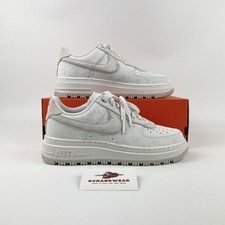 Nike Air Force 1 Low Luxe Triple White Uomo DD9605-100 Taglia 41/45/45,5 NUOVE