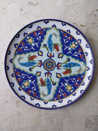 Piatto ceramica turco primo - ceramica,