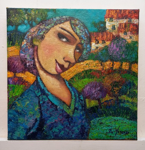 Quadro dipinto paesaggio - quadro,