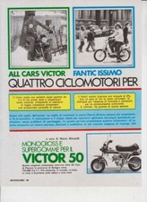 advertising TEST FANTIC ISSIMO MOTOBECANE, TITAN, VICTOR '78 CICLOMOTORI VINTAGE