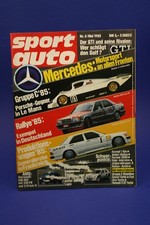 Sport Auto 5/85 AMG 500 SEC Alpine V6 Turbo Uno Turbo Renault 5 GT Turbo Escort