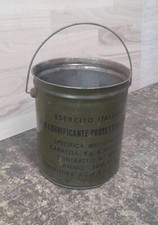 Secchiello Militare Per Olio Lubrificante Protettivo Anno 1960.