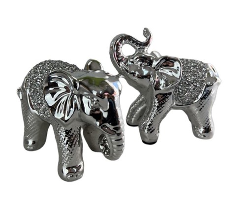 Drw elefanti argento ceramica - drw,