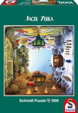 Schmidt Der SeasonsGarten Jacek Yerka puzzle 1000 pezzi paesaggio surreale