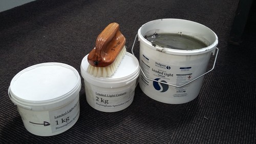Kit luce piombo vetro colorato