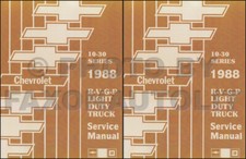 1988 Camion Negozio Manuale Silverado Scottsdale Beauville Sportvan Cheyenne K5