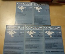 Concilium rivista internazionale di teologia 1998 -5 volumi 