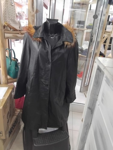 Giacca cappotto vera - giacca, pelle
