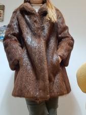 Pelliccia Vera Di Castoro Cappotto Stile Moderno Pelo Morbido! Annabella Pavia