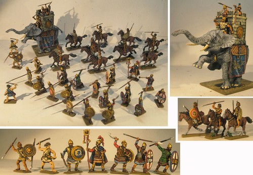 Carthaginian army painted - painted,
