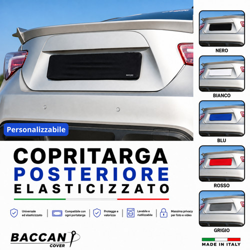 Copritarga auto elasticizzati - copritarga,