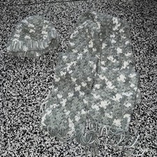 SET SCIARPA CAPPELLO FIORE