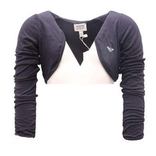 4816AO coprispalle bimba ARMANI JUNIOR girl kid sweater blue