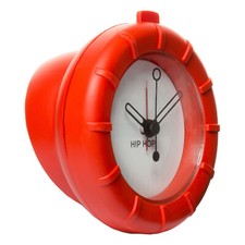 Orologio Sveglia HIP HOP HW0051 Silicone Rosso Bianco  da Tavolo