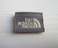 Piccola Etichetta Originale di The North Face-Grigia-Rettangolare-2,5 X 1,8 cm
