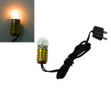 Lampada Singola Bianco Caldo 3,5 Volt Attacco E10 - Luce illuminazione Presepe