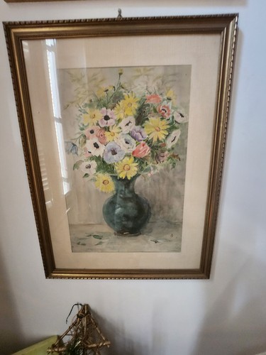 Quadro natura morta - vaso, con