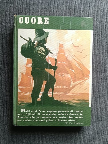 Libro vintage cuore - libro, edmondo