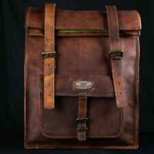 Borsa a rotelle in pelle zaino da uomo Haversack zaino da viaggio nuovo borsa...