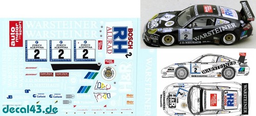 Decalcomania porsche 911 - 1/43,