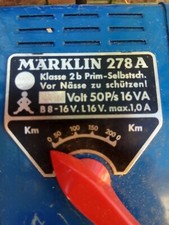 MARKLIN 278 A 150/160 VOLT 50 P/s 16VA B 8-16 V. max 1,0 A