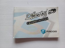 Piaggio Liberty 50 4T 2003 manuale uso manutenzione originale FRANCESE OLANDESE