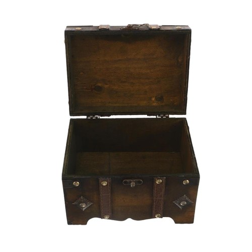 Scatola legno con - legno, coperchio