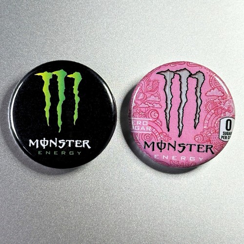Monster energy drink - monster, bottone