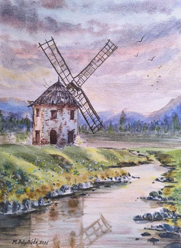 Vecchio mulino vento - vecchio, a
