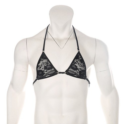 Reggiseno uomo bralette pizzo