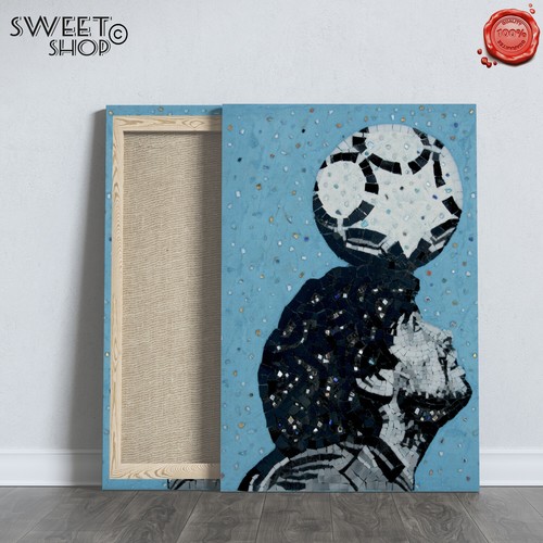 Maradona quadro pop - maradona, stampa