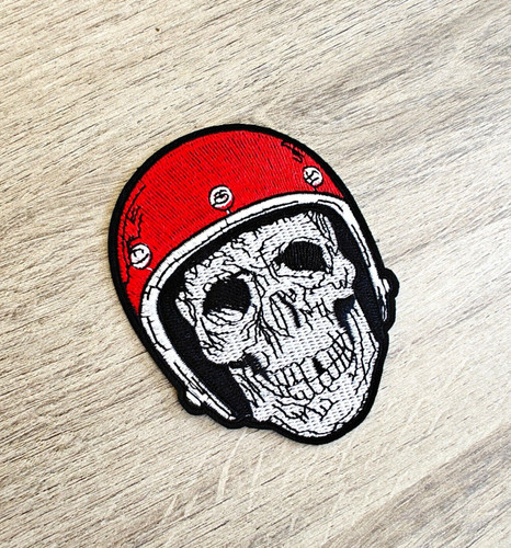 Patch skull biker écusson 7 - skull, 7.7