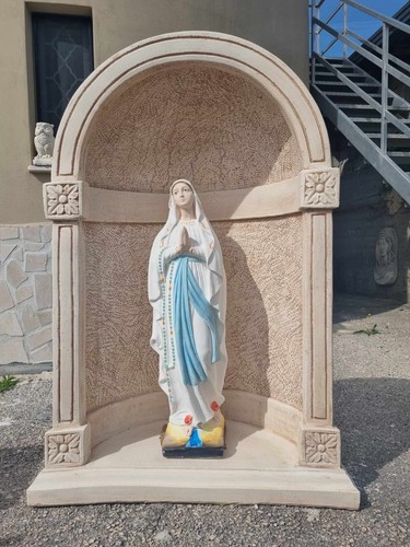 Statua madonna lourdes con - statua, di