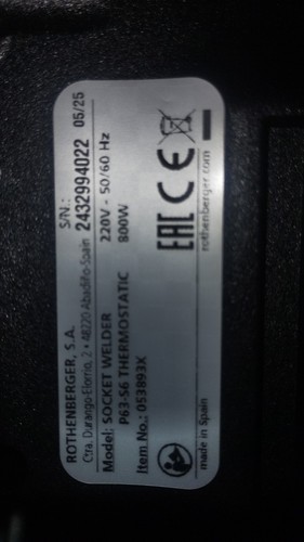 Socket welder p63 - socket,
