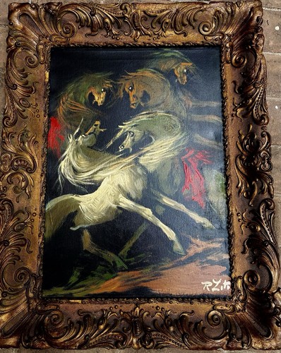 Olio tela 50x70 rodolfo - olio,