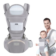 Marsupio Porta Neonato Ergonomico Multifunzionale | Sgabello Baby Carrier Cotone
