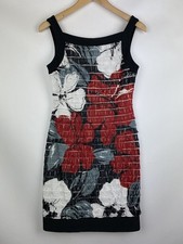 Abito da donna Joseph Ribkoff senza maniche fantasia floreale taglia US 8 IT 42