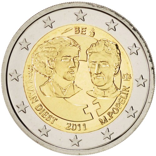 93495 belgio 2 euro 2011 - belgio,, euro,