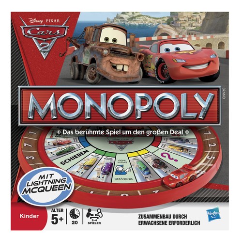 Monopoly disney cars - monopoly,