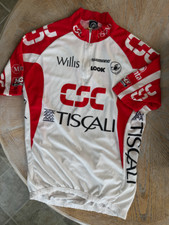 CSC Tiscali - Look, maglia ciclismo di Castelli, taglia Euro Large, US Medium