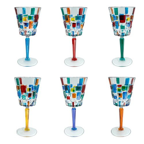 Set sei murano - set, bicchieri