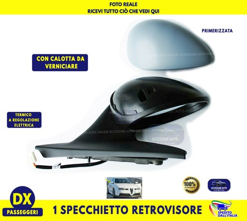 Specchietto laterale - specchietto, dx