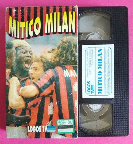 Vhs mitico milan film sportivo - vhs,