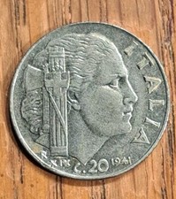 1941 Italy 20 Centesimi