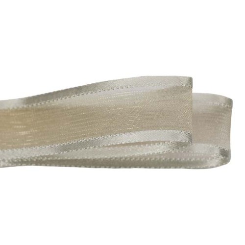 Nastro organza bordata in - in,